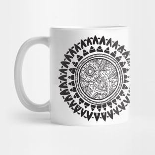 Tribal zentangle mandala Mug